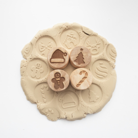 Houten stempelset - Kerstmis