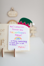 Invulbord 'Een bericht van je elf' (Liggend)