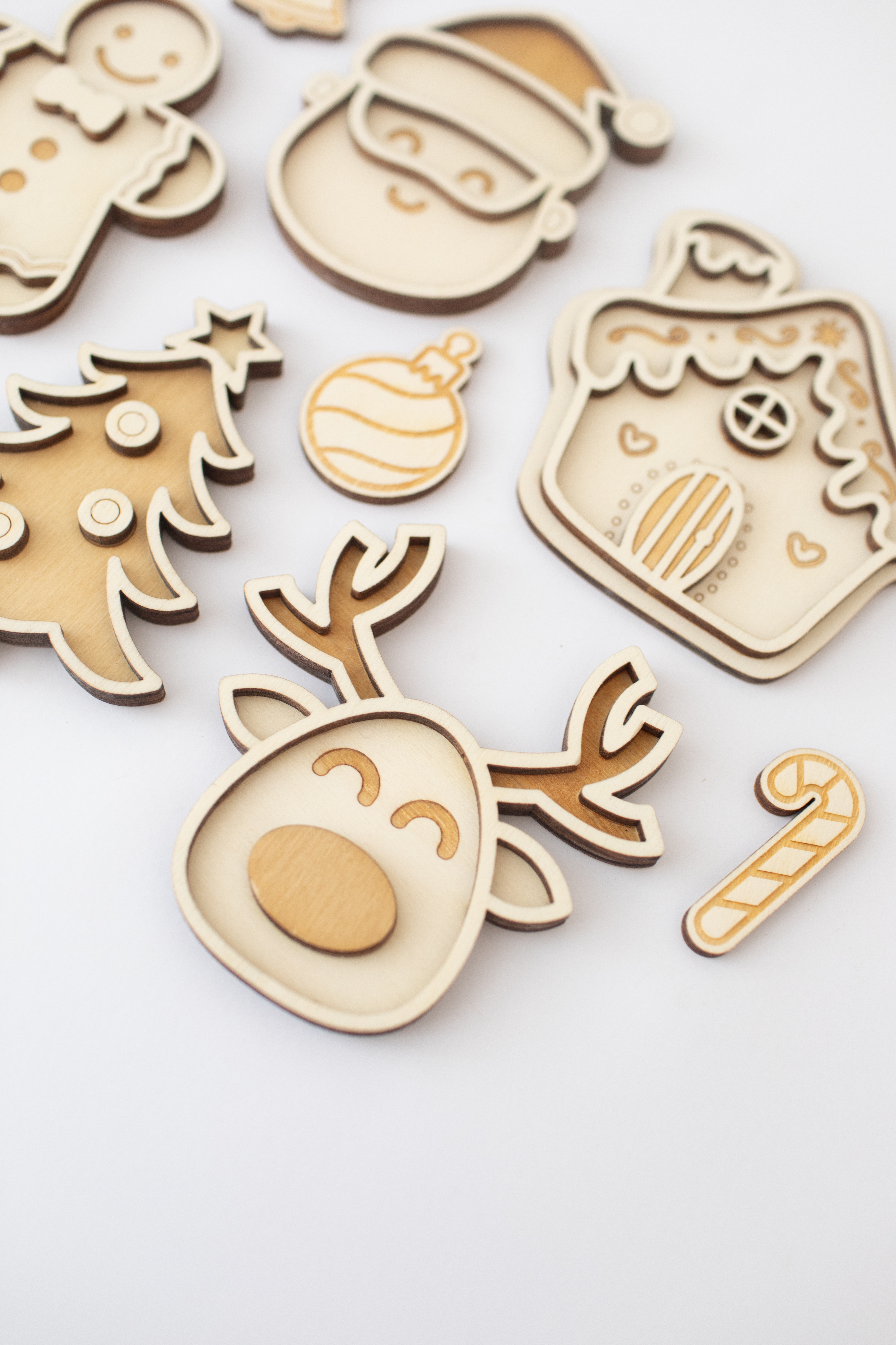 Speeltray miniset - Kerstmis+  mix