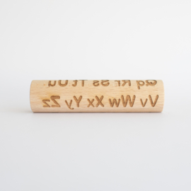 Houten roller - Alfabet