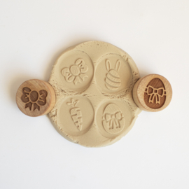 Houten stempelset - Pasen set 2