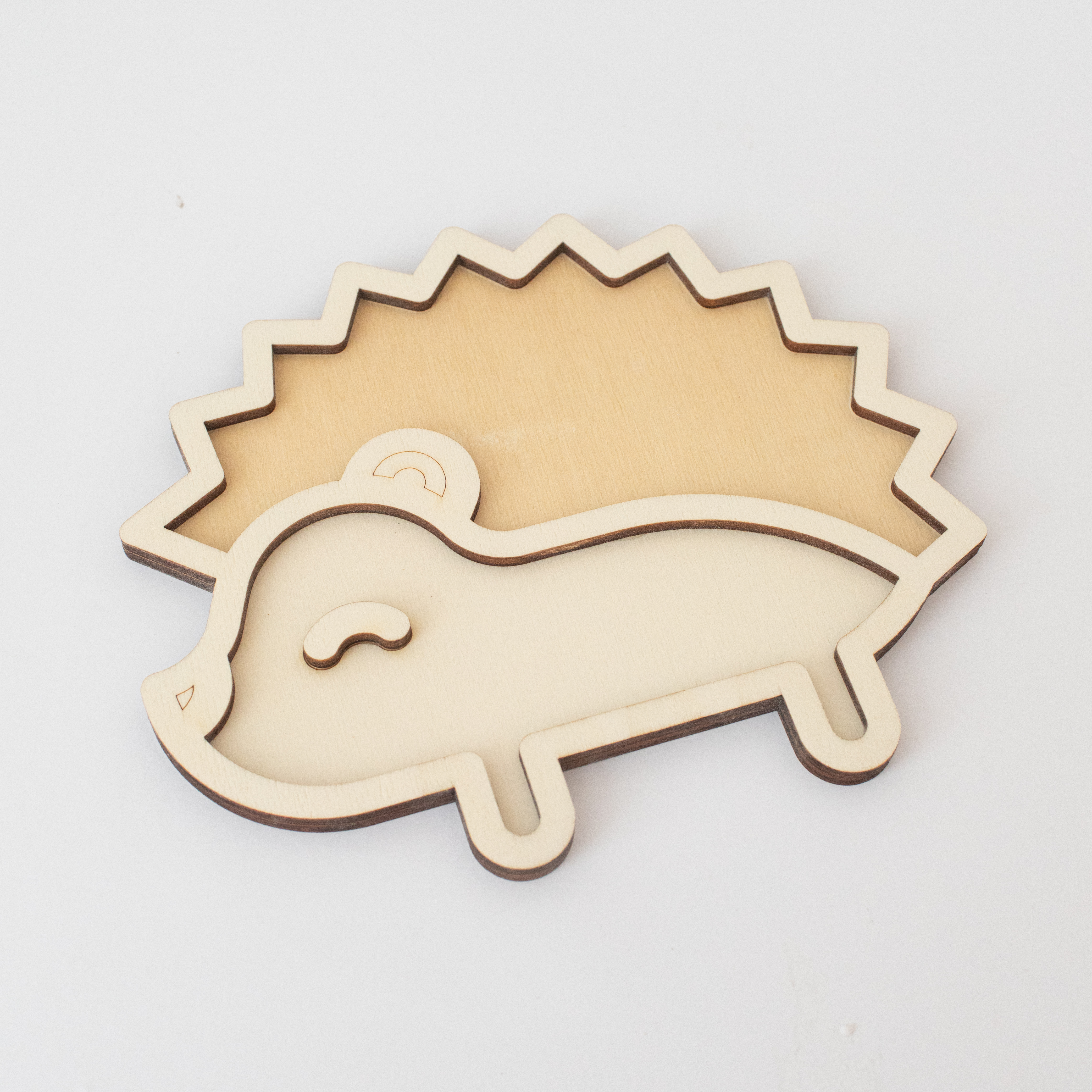 Houten speeltray - Egel
