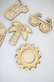 Houten minispeeltrayset - De zomer!
