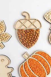 Houten speeltray - Eikel -