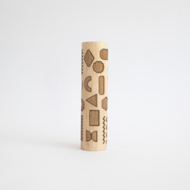 Houten roller - Geometrische vormen