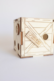 Elf aankomstdoos van hout