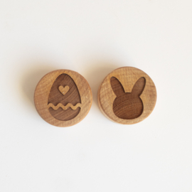 Houten stempelset - Pasen set 1