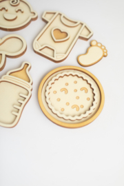 Houten minispeeltrayset - Baby op komst!