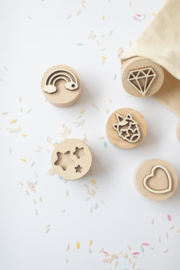 Houten stempelset - Unicorn  -