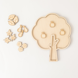Houten speeltray - De boom  -