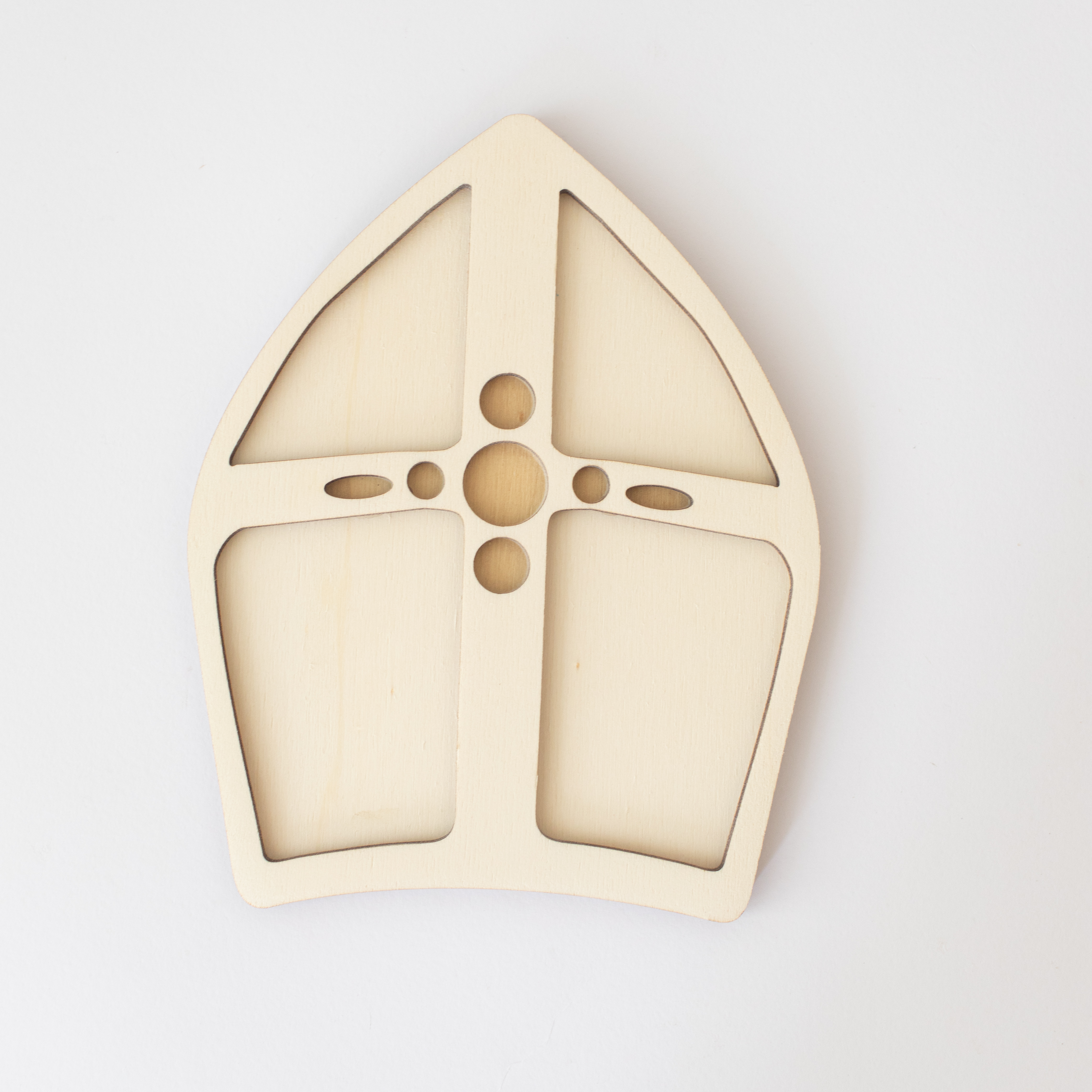 Houten speeltray - Mijter