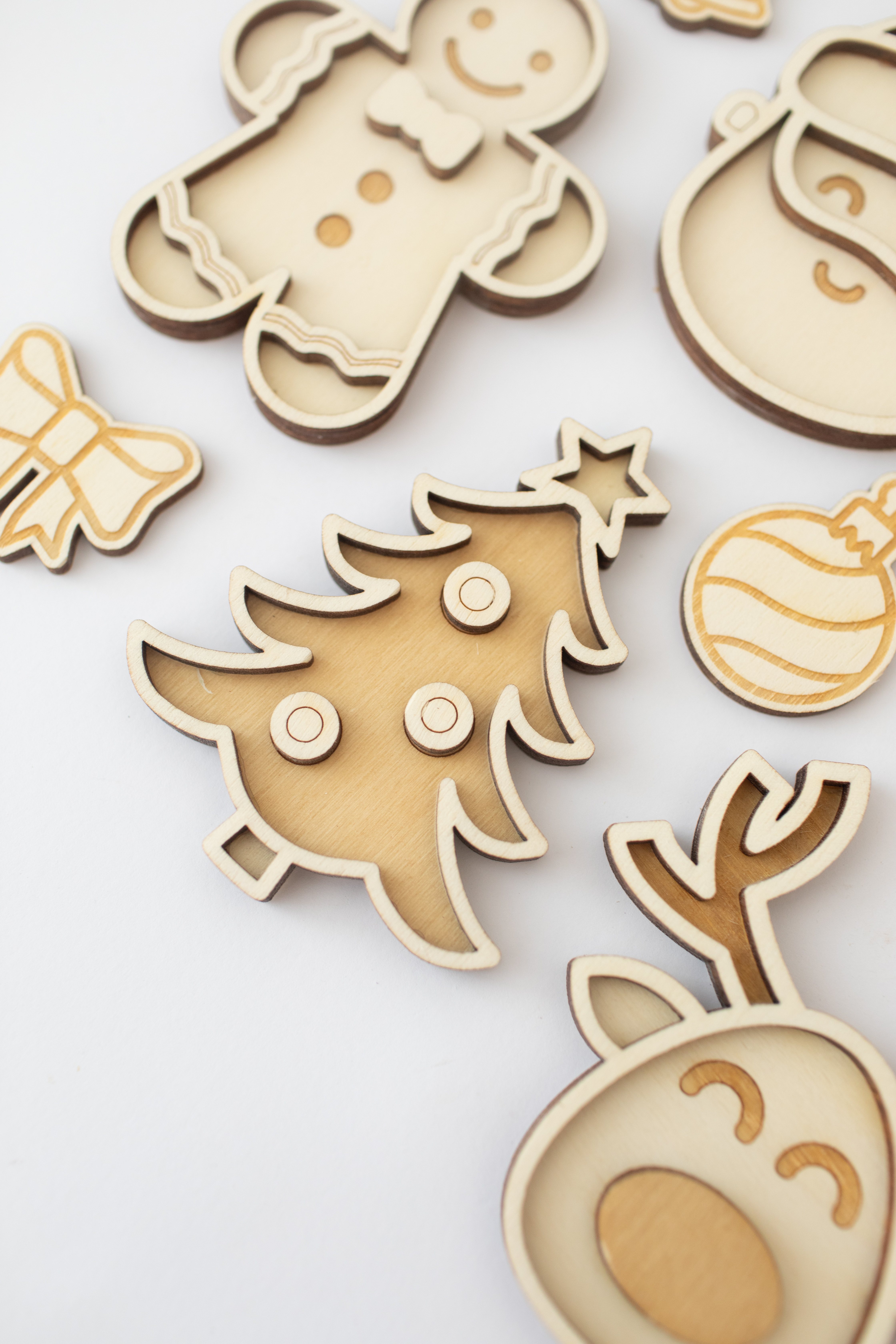 Speeltray miniset - Kerstmis+  mix