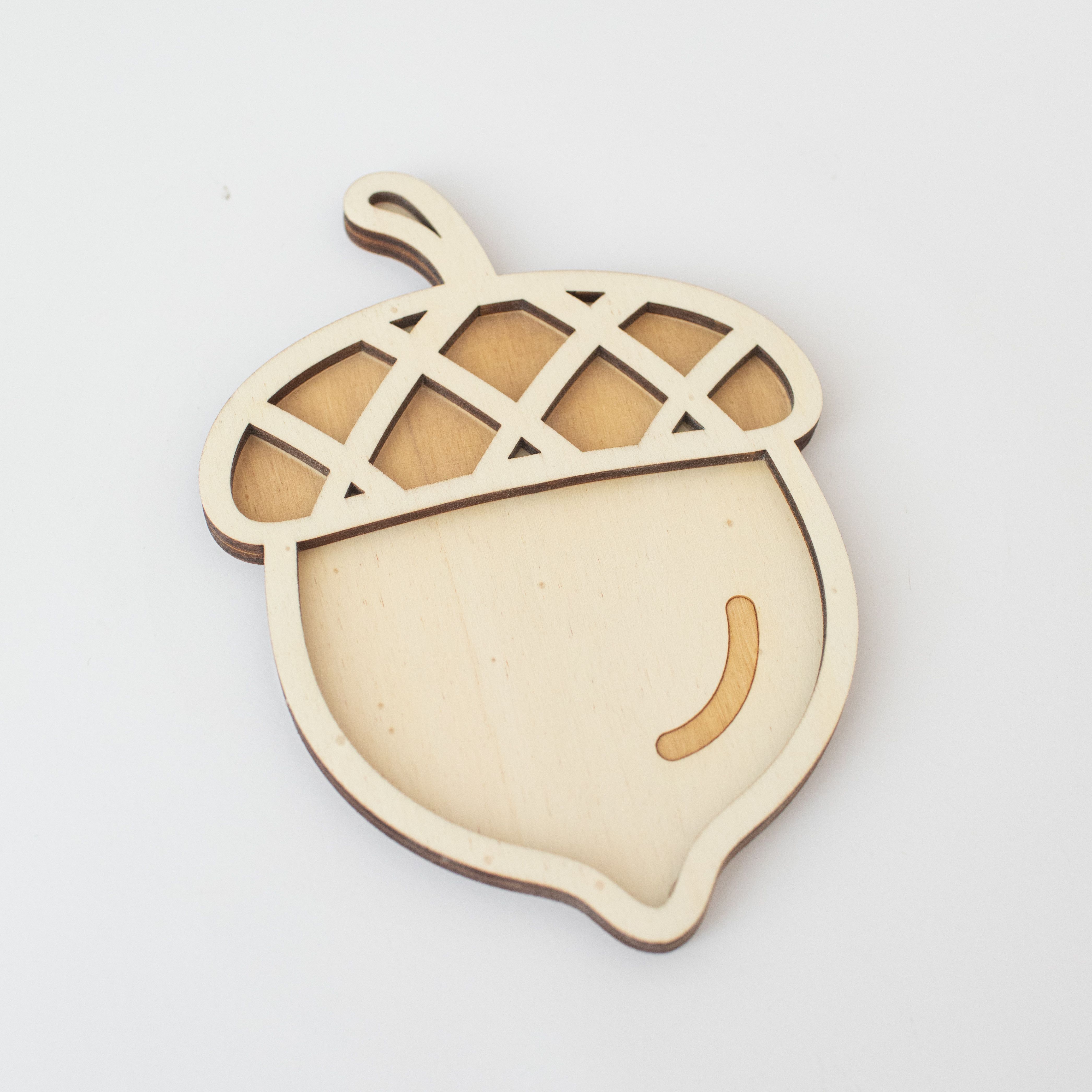 Houten speeltray - Eikel
