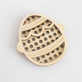 Houten zeefje - Paas ei