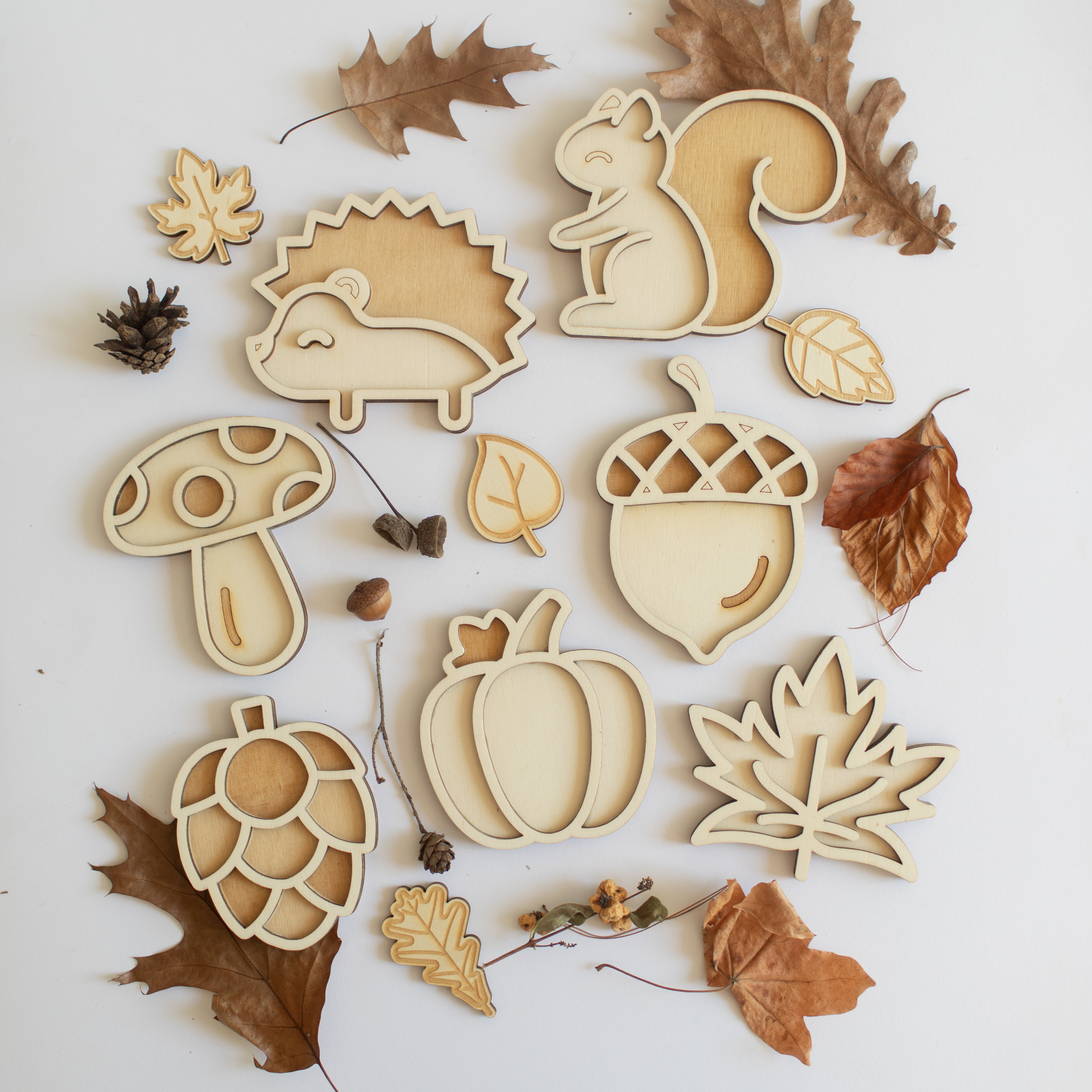 Speeltray miniset - De herfst XL