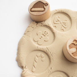 Houten stempelset - Kerstmis