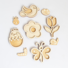 Speeltray miniset - Het is lente!