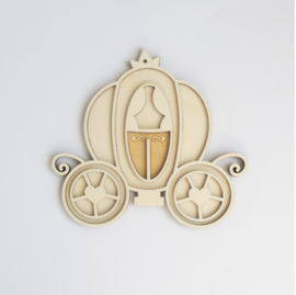 Houten speeltray - Koets