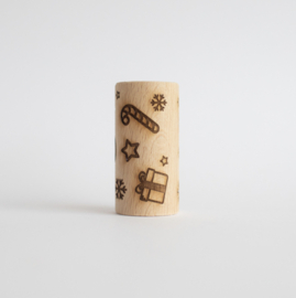 Houten roller - Kerstmis