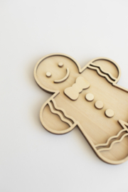 Houten speeltray - Gingerman