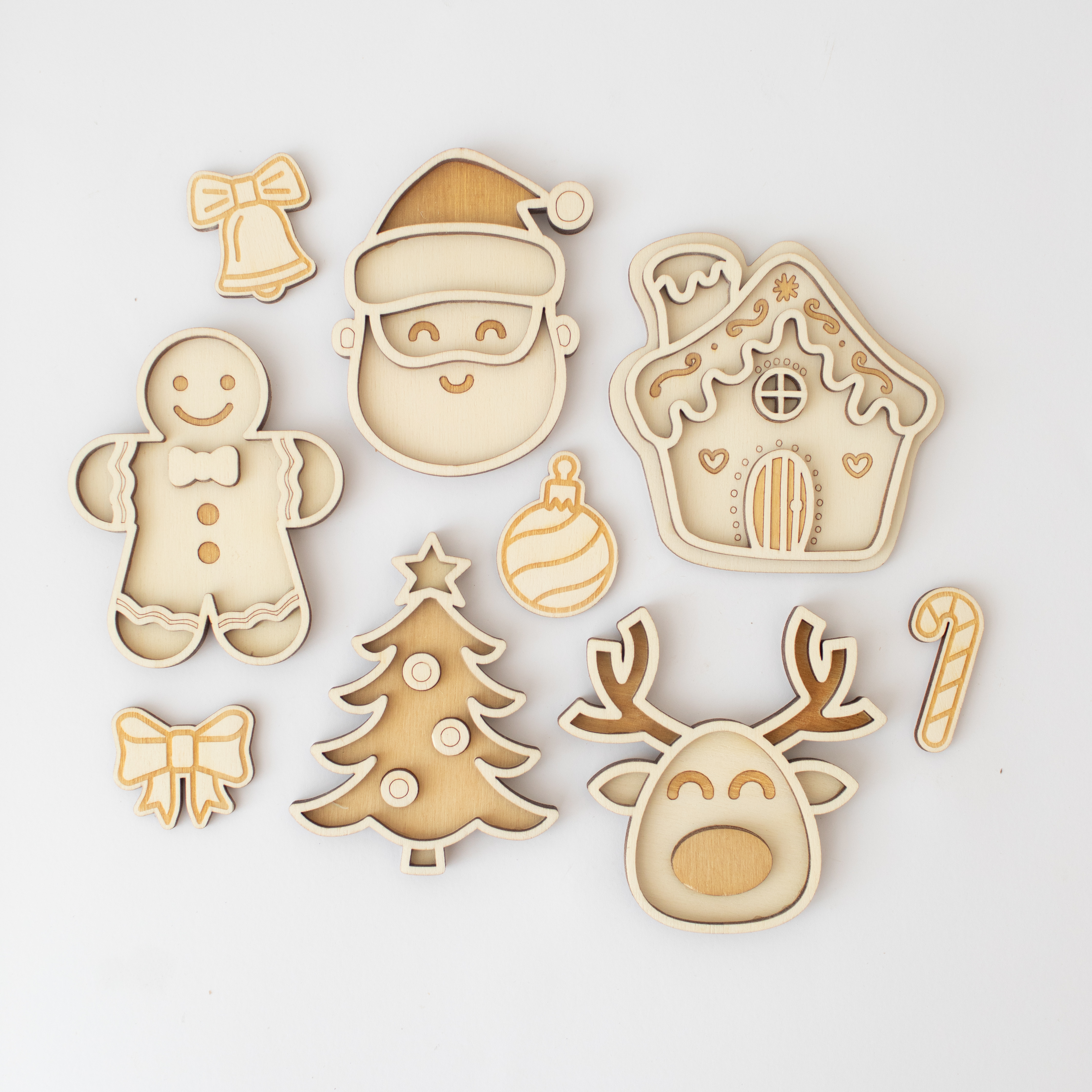 Speeltray miniset - Kerstmis+  mix