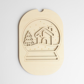Trofast insert - Snowglobe