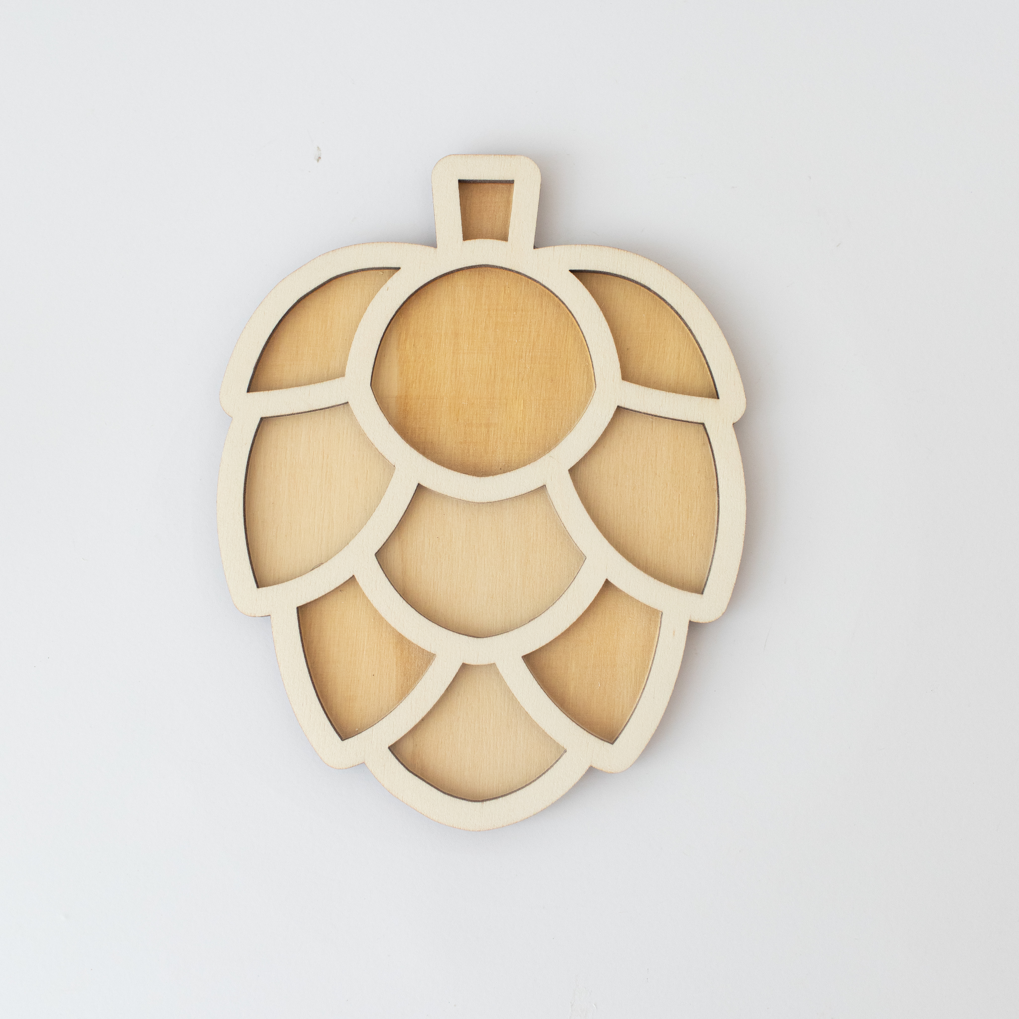 Houten speeltray - Dennenappel