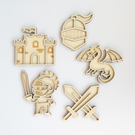 Speeltray miniset - Ridder & Draak