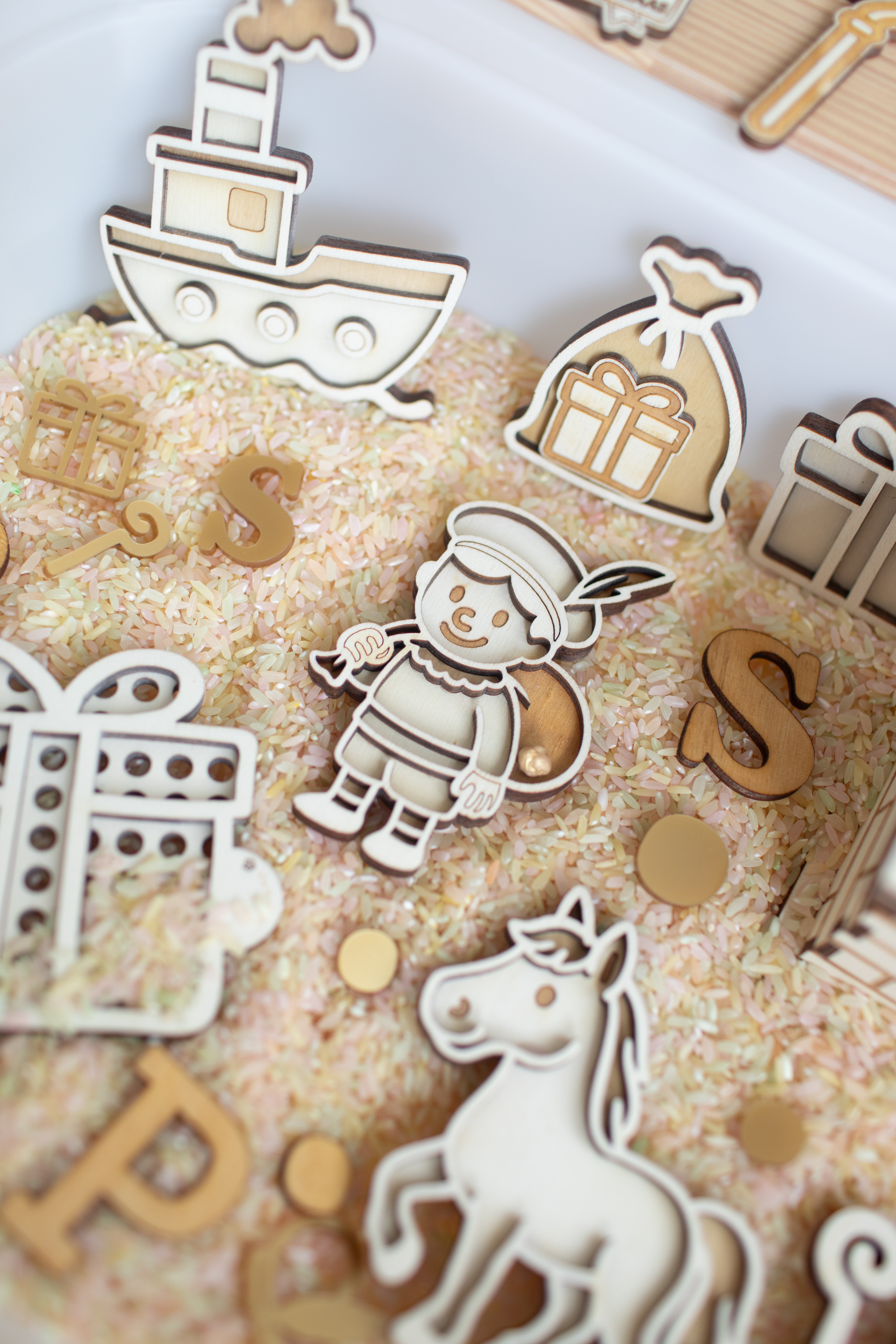 Speeltray miniset - Sint & Piet