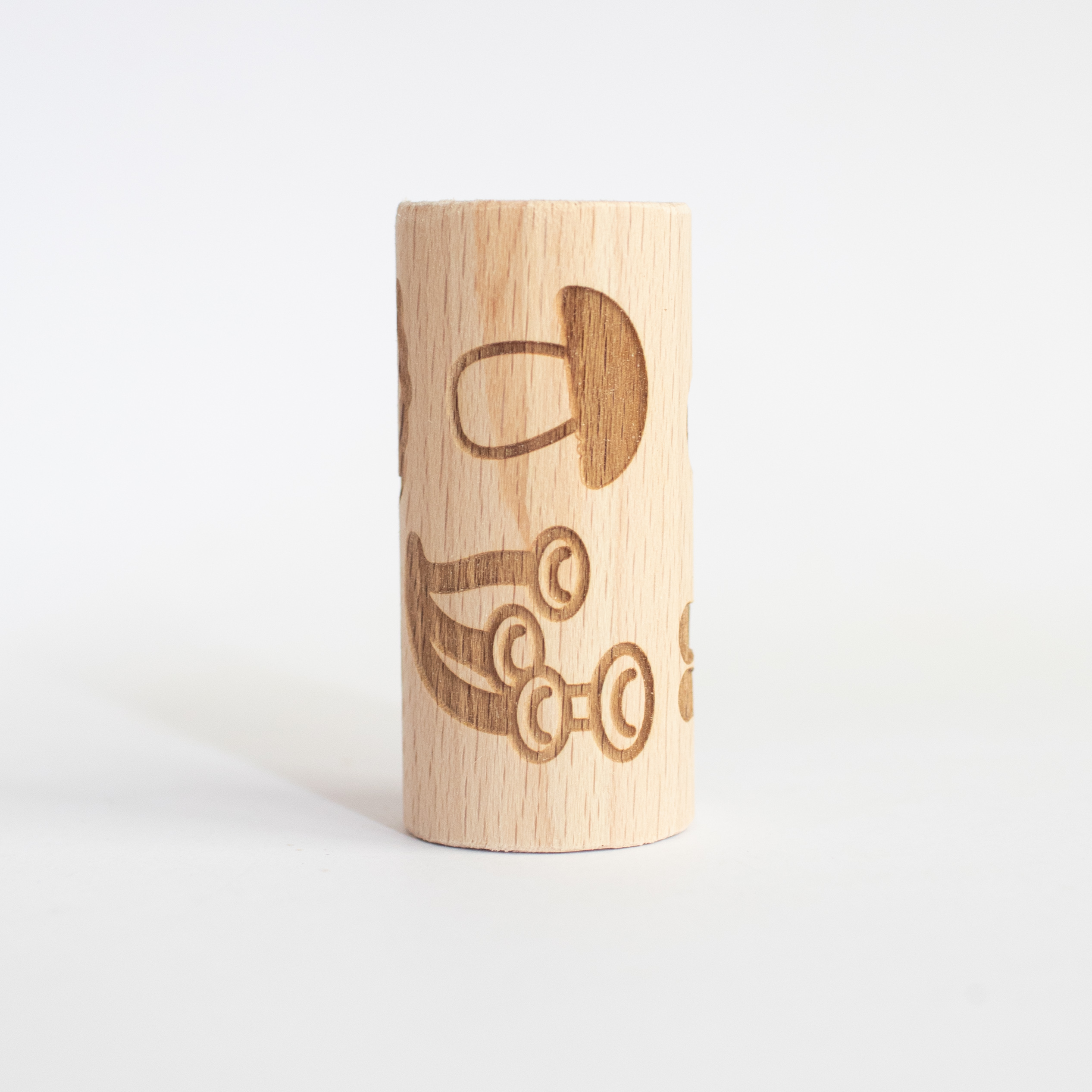 Houten roller - Paddestoelen