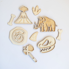 Houten minispeeltrayset - De prehistorie