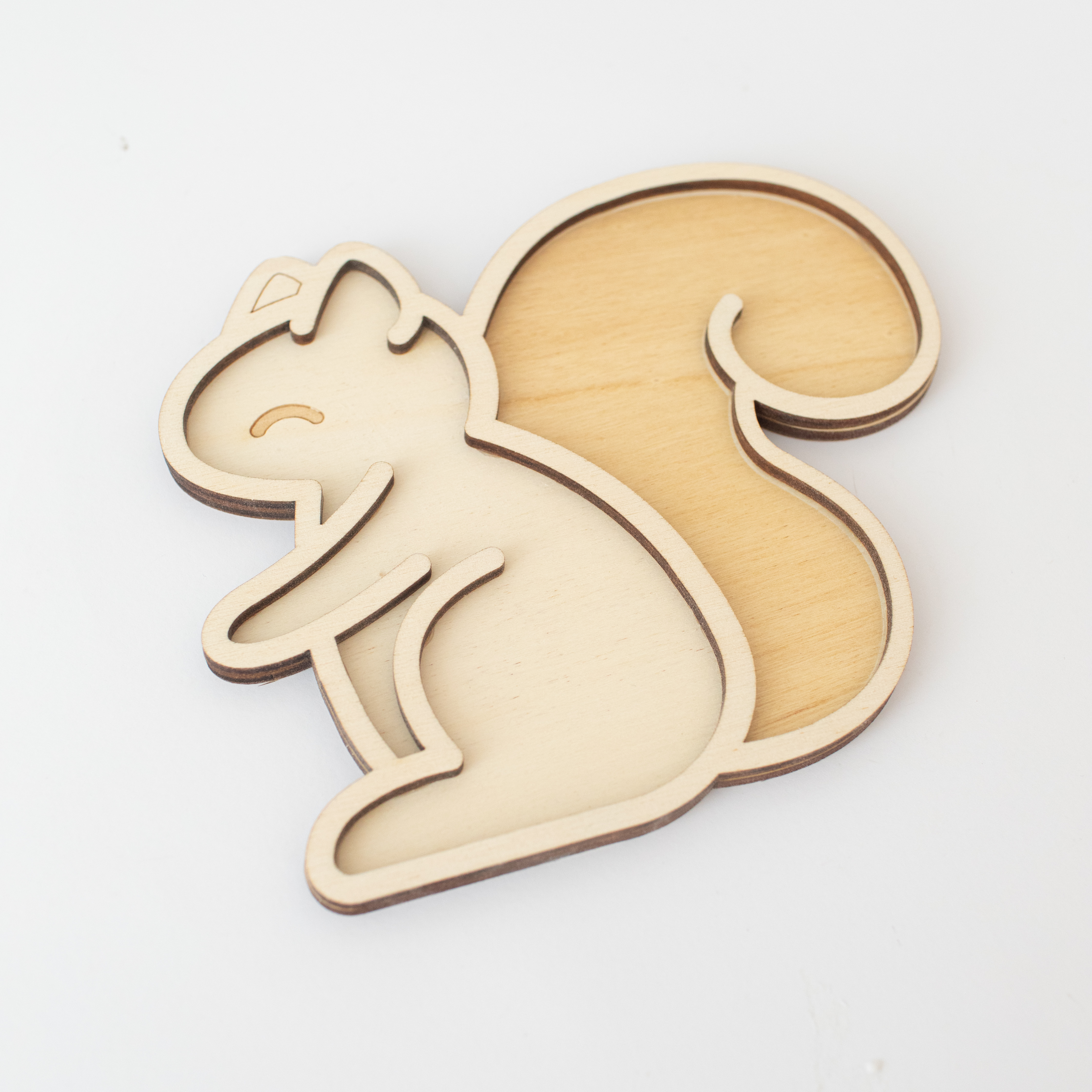 Houten speeltray - Eekhoorn -