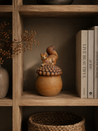 Prachtige luxe xl ornament/opbergpot