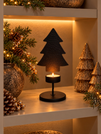 Waxinelichthouder kerstboom