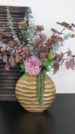 Luxe grote vaas inclusief boeket