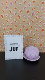 Juf bedankt