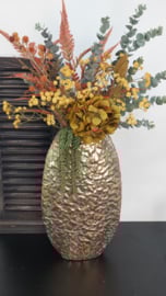 Luxe grote vaas inclusief boeket hoogte 84cm