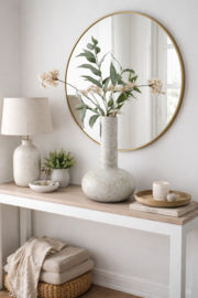 Prachtige xxl vaas inclusief bloemen