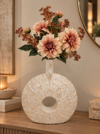 Prachtige xl vaas inclusief bloemen