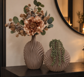 Prachtige luxe vaas inclusief bloemen