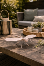 Prachtige grote Libelle roze