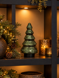 Mooie groene sier kerstboom