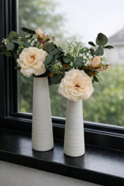 Mooie set vazen inclusief boeket