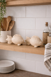 Prachtige set keramieken visjes