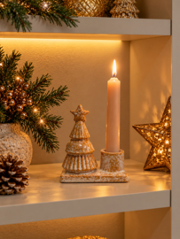 Kerstkandelaar inclusief kaarsje