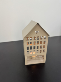 Decoratie huisje waxinelicht