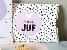 Gondeldoosje Bedankt Juf