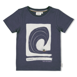 T-shirt Indigo - The Getaway Surf