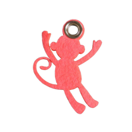 Sleutelhanger vilt aapje roze