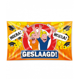 XXL Gevel vlag geslaagd